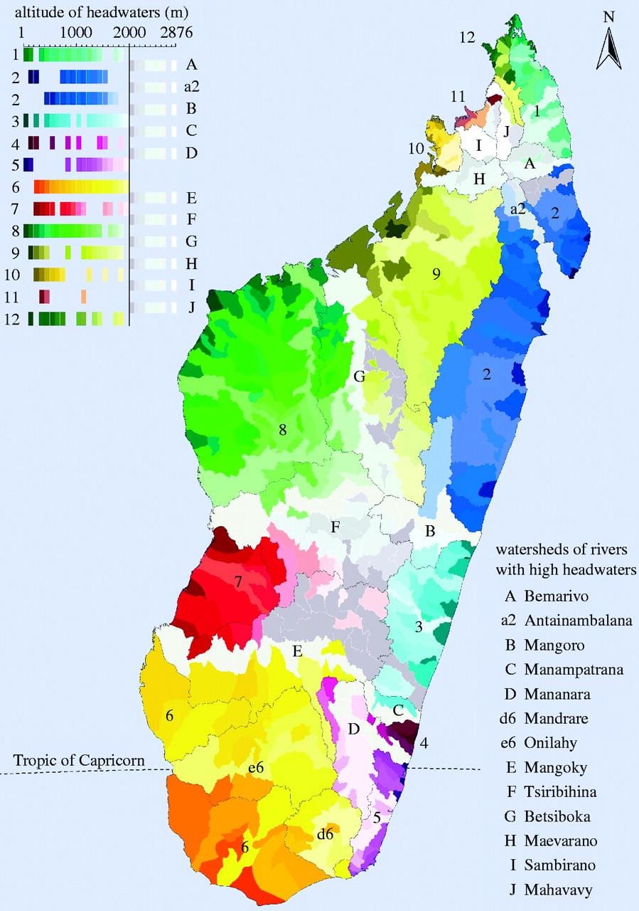 harta e klimës Madagaskar