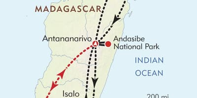 Antananarivo Madagaskar hartë