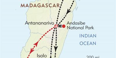 Antananarivo Madagaskar hartë